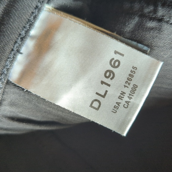 DL1961 Farrow Ankle High Rise Instasculpt Skinny Size 24 Black Jeans - Picture 5 of 13